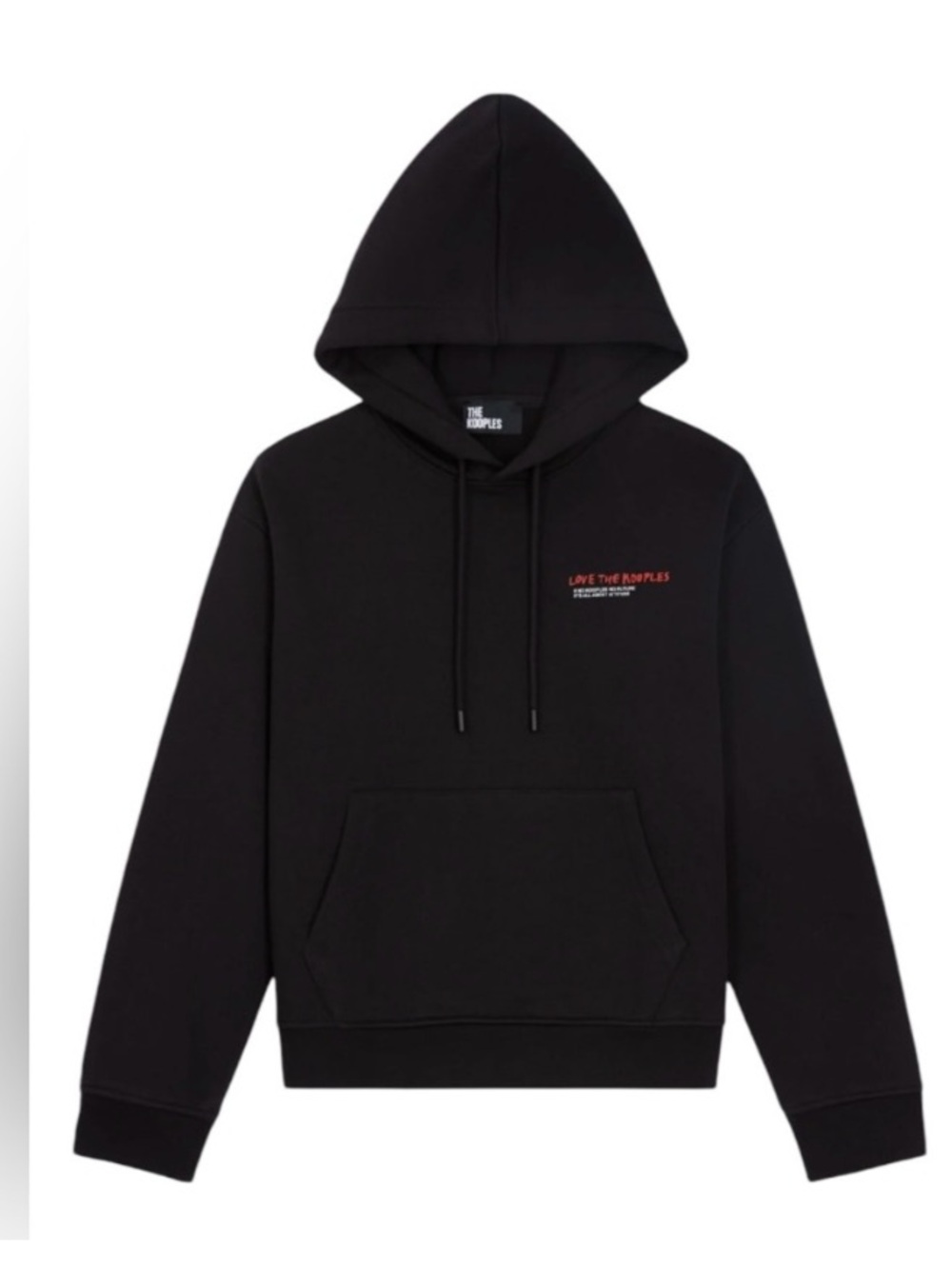 The Kooples I Love the Kooples Sweatshirt Hoodie in Black